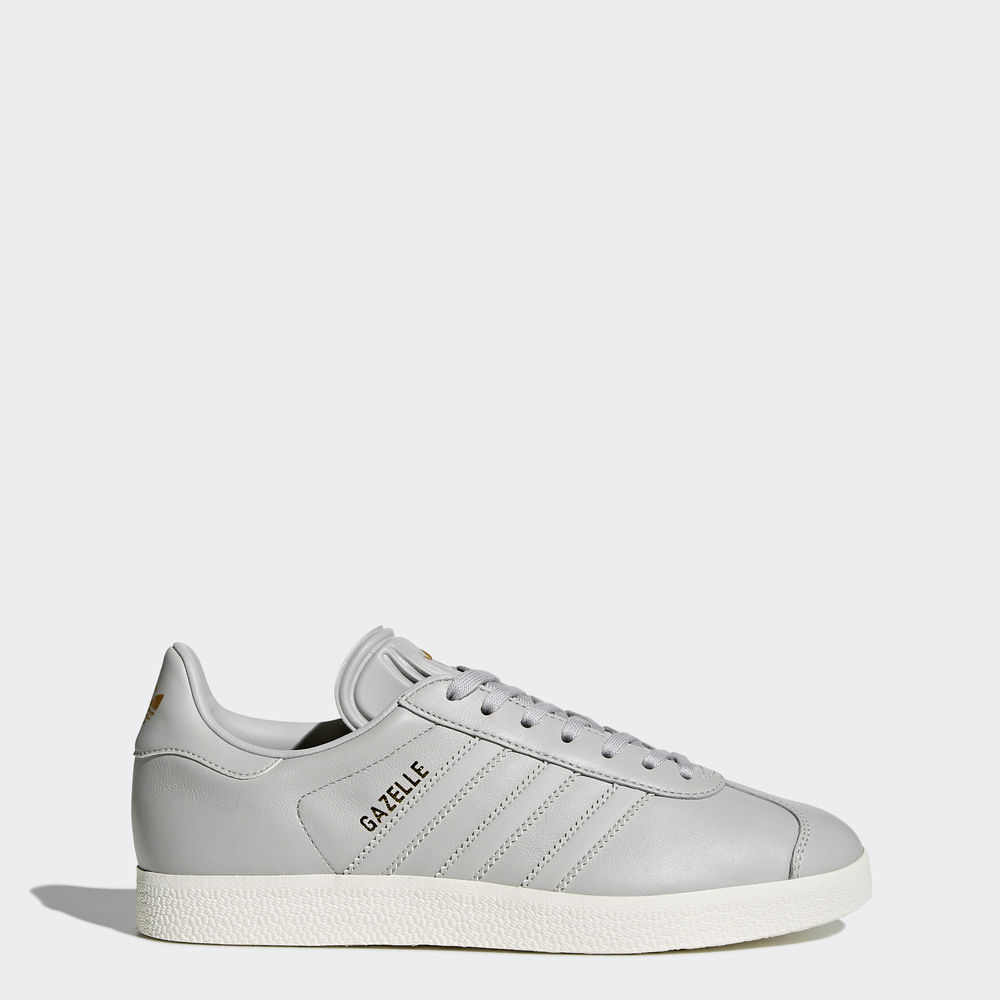 Adidas Gazelle - Originals γυναικεια - Γκρι/Γκρι/Χρυσο Χρωμα Μεταλλικός,Μέγεθος: EU 36 – 54 2/3 (569